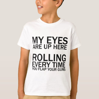 MEINE AUGEN SIND HIER... JEDERZEIT, WENN SIE FLAP T-Shirt