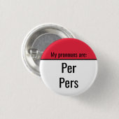 Meine Aussprache ist Per Pers Button (Vorne & Hinten)