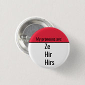 Meine Aussprache ist Ze Hir Hirs Button (Vorne & Hinten)