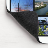 Meine Austin-Collage durch James R Granberry Mousepad (Ecke)