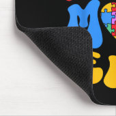 Meine Autismus-Mutter Autismus-Bewusstsein Groovy  Mousepad (Ecke)
