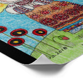 Meine Baba ist die Sun Ukrainische Volkskunst Poster (Ecke)