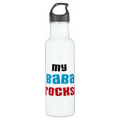 Meine Baba Rocks Edelstahlflasche (Vorderseite)