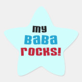 Meine Baba Rocks Stickers (Vorderseite)