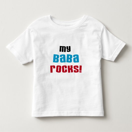 Meine Baba Rocks T - Shirt und Geschenke (Vorderseite)