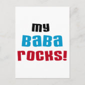 Meine Baba Rocks T - Shirt und Geschenke Postkarte (Vorderseite)