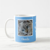 Meine Babys haben blaue Paws Foto Kaffeetasse (Links)