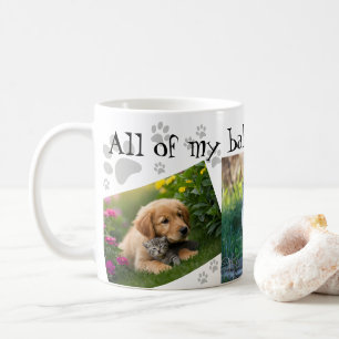 Meine Babys haben Paare Niedlich 3 Collage Paw Pri Kaffeetasse