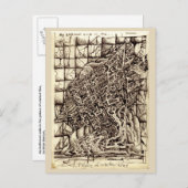 Meine Badezimmersuite im Palast mit gekratzten Fli Postkarte (Vorne/Hinten)