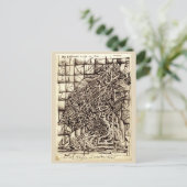 Meine Badezimmersuite im Palast mit gekratzten Fli Postkarte (Stehend Vorderseite)