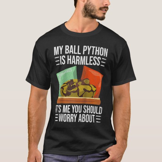 Meine Ball-Python ist eine armlose Ball-Python-Sch T-Shirt (Vorderseite)