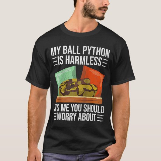 Meine Ball-Python ist eine armlose Ball-Python-Sch T-Shirt (Vorderseite)