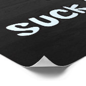 Meine Bälle sind zum Kotzen (Blase Tee) Poster (Ecke)