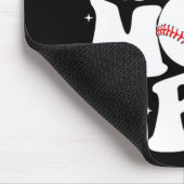 Meine Baseball Mama Ära Baseball Mama Game Day Müt Mousepad (Ecke)
