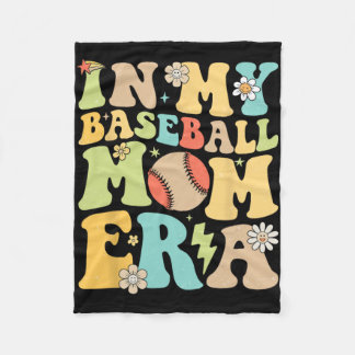 Meine Baseball-Mama Era Funny Baseball Mama Mother Fleecedecke