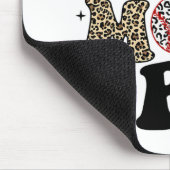 Meine Baseball-Mama Era Leopard Mama Baseball Mama Mousepad (Ecke)