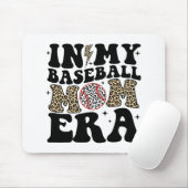 Meine Baseball-Mama Era Leopard Mama Baseball Mama Mousepad (Mit Mouse)