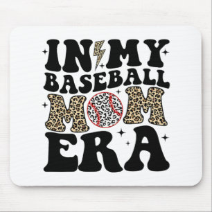Meine Baseball-Mama Era Leopard Mama Baseball Mama Mousepad