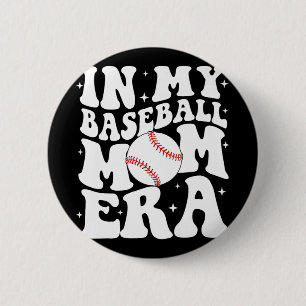Meine Baseball-Mom-Ära Baseball Mama Game Day Mütt Button