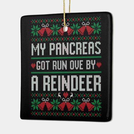 Meine Bauchspeicheldrüse Got von einem Rentierdiab Keramikornament (Links)