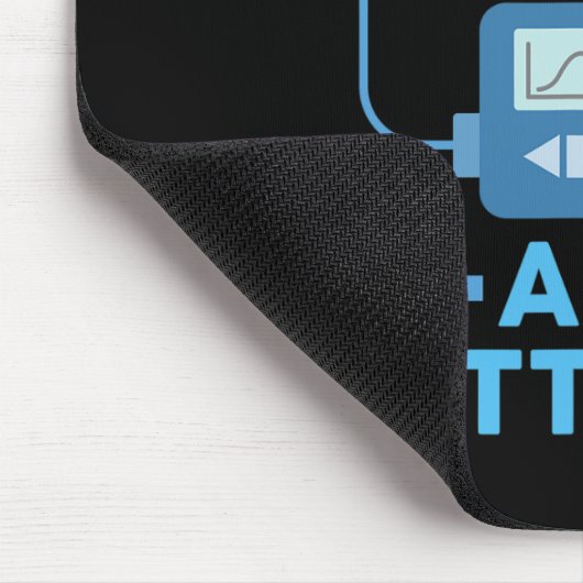 Meine Bauchspeicheldrüse läuft auf AAA-Akkus Typ 1 Mousepad (Ecke)