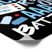 Meine Bauchspeicheldrüse läuft auf einem Aaa Akku  Poster (Ecke)