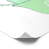 meine Becherüberläufe - Psalm 23 - handgezeichnete Poster (Ecke)