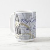 Meine Bedlington Ate My Lesson-Kaffee-Tasse Kaffeetasse (Vorderseite Links)