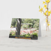 Meine Beileid-Beileids-Karte Karte (Gelbe Blume)