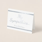 "Meine Beileid..."-Karte Folienkarte (Vorderseite)