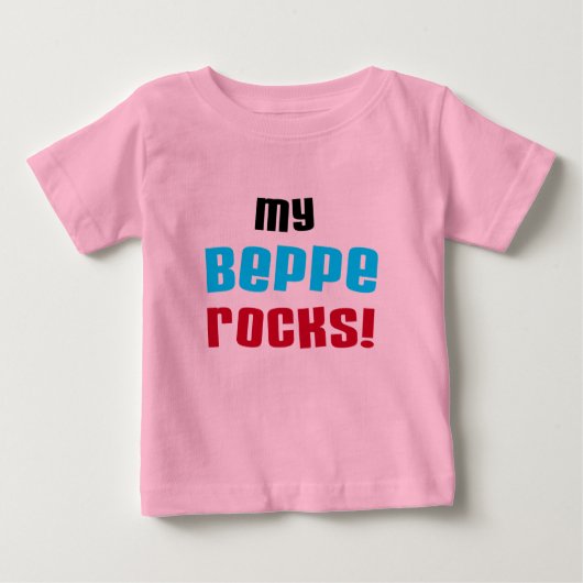 Meine Beppe Rocks T - Shirt und Geschenke (Vorderseite)