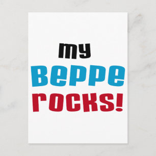 Meine Beppe Rocks T - Shirt und Geschenke Postkarte
