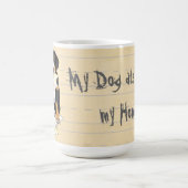 Meine Berner Ate Meine Hausaufgaben Kaffeetasse (Mittel)