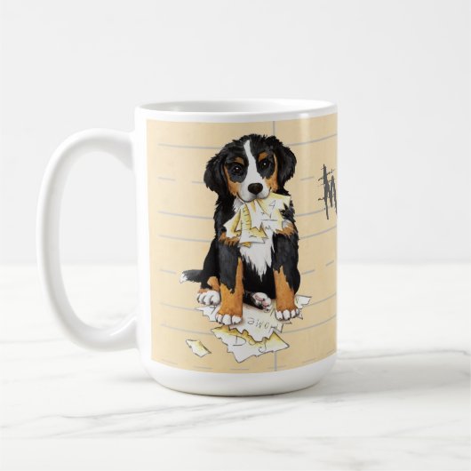 Meine Berner Ate Meine Hausaufgaben Kaffeetasse (Links)