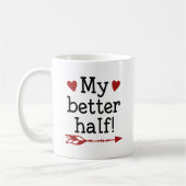 Meine bessere Hälfte Kaffeetasse (Links)