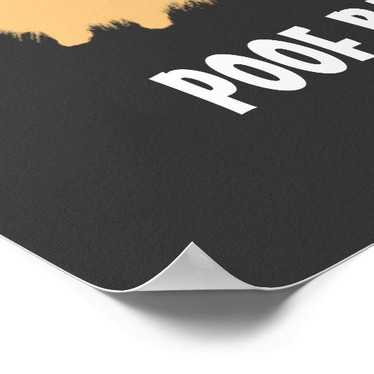 Meine BESTE FREUNDIN ist ein POOF-BALL-Spitz - ind Poster (Ecke)