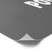 Meine BESTE FREUNDIN ist ein POOF-BALL-Spitz - ind Poster (Ecke)