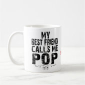 Meine beste Freundin nennt mich Pop Liebe NAME per Kaffeetasse (Links)