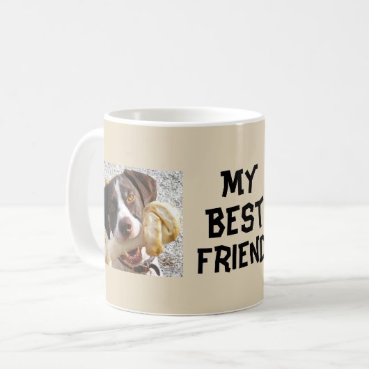 Meine beste Tasse, Name ist Bay, Pointer, Liebe ih Kaffeetasse (Vorderseite Links)
