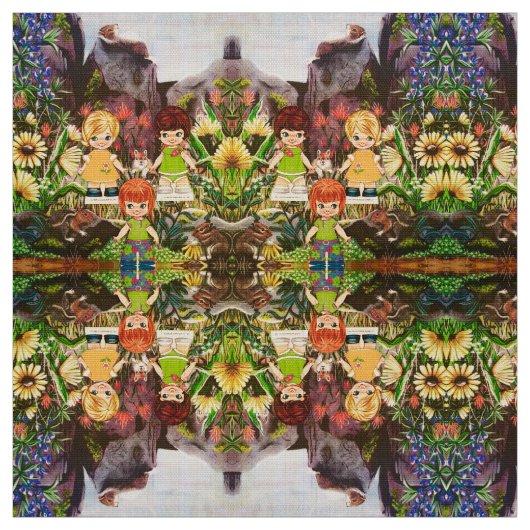 Meine besten Freunde besuchen "Ms. Elizabeth" Stoff (Muster)