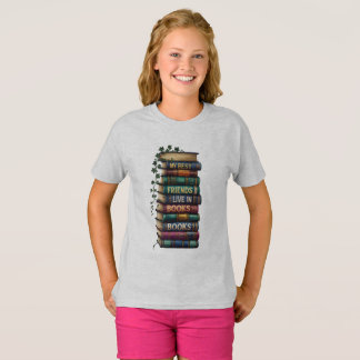 "Meine besten Freunde leben in Büchern - T-Shirt f