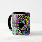 meine besten Freunde physcodelic Tasse (Vorderseite Links)