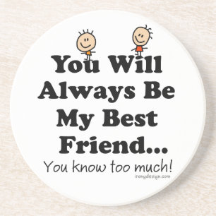 Meine bester Freund-Untersetzer Sandstein Untersetzer