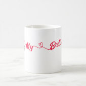 Meine Bestie Call-Tasse - Mädchen chatten Design Kaffeetasse (Mittel)