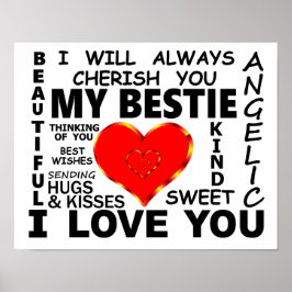 Meine Bestie I Liebe Poster