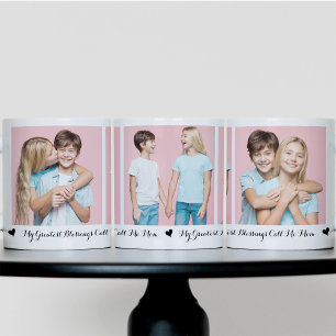 Meine Beststen Segnungen nennen mich Mama 3 Foto Kaffeetasse