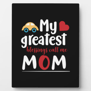 Meine Beststen Segnungen nennen mich Mama Fotoplatte