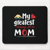 Meine Beststen Segnungen nennen mich Mama Mousepad (Vorne)