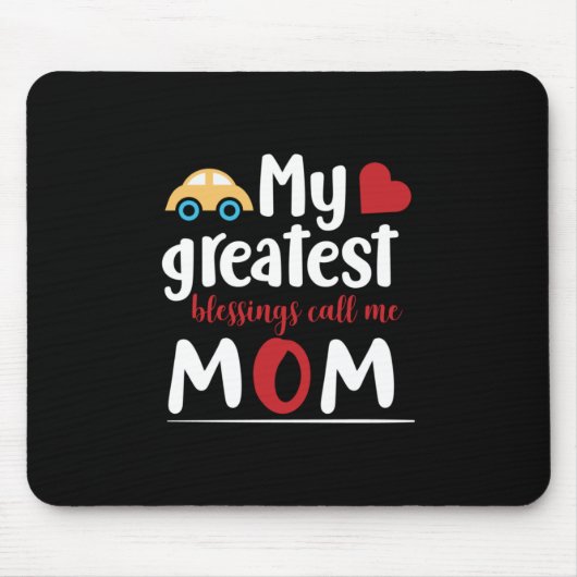 Meine Beststen Segnungen nennen mich Mama Mousepad (Vorne)