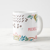 Meine Bibel liest Abstrakten Individuelle Name mit Jumbo-Tasse (Vorderseite Rechts)